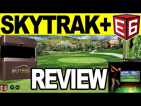 SKYTRAK Golf Simulator REVIEW (E6 CONNECT) - Playing Jeremy Ranch ⛳🏌