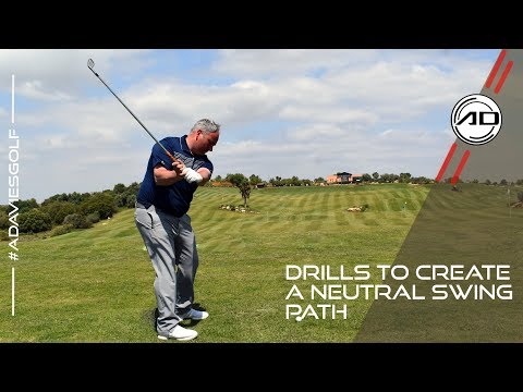 Drills To Get A Neutral Swing Path In Golf