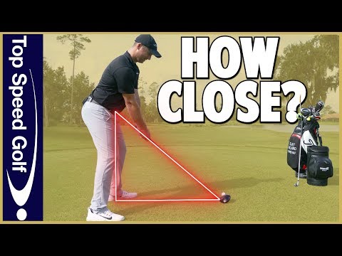 How Close Should You Stand To The Golf Ball?