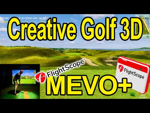 Creative Golf 3D Simulator with Flightscope Mevo+ at The Island Golf Club