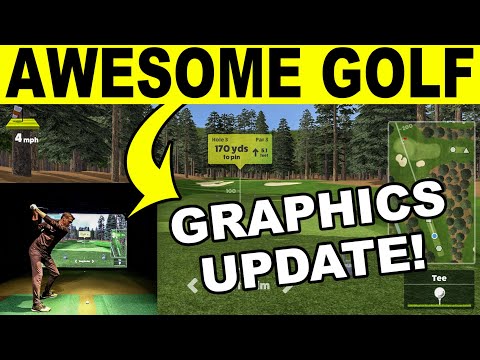 Awesome Golf Simulator - GRAPHICS UPDATE for Garmin R10 &amp; Flightscope MEVO+ Users