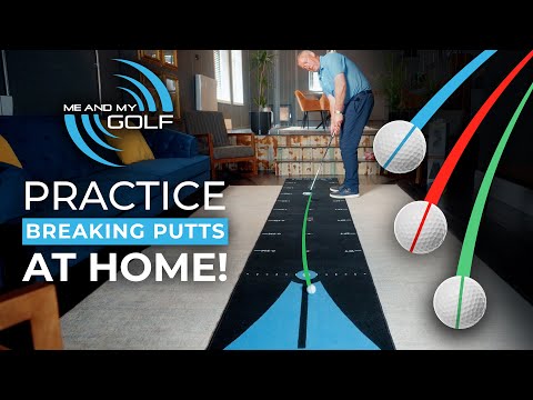 Me And My Golf Breaking Ball Putting Mats - Practice Breaking Putts at home