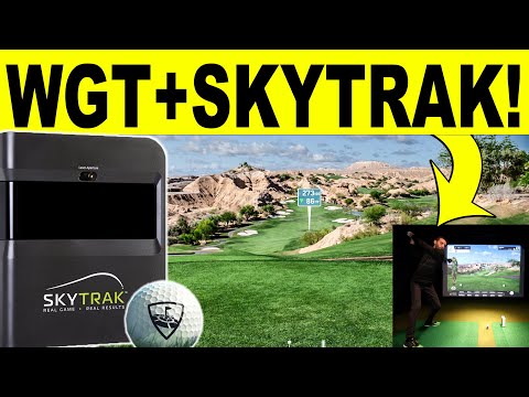 WGT Golf + SkyTrak Golf Simulator - First Look &amp; Review (World Golf Tour)