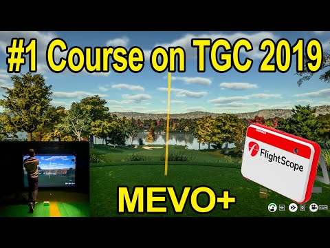Top Rated Course in TGC 2019 - Flightscope Mevo+ Golf Simulator - MUST SEE