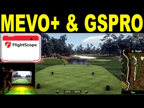 Playing GSPro Golf Simulator Software with Flightscope Mevo Plus (TPC Sawgrass)