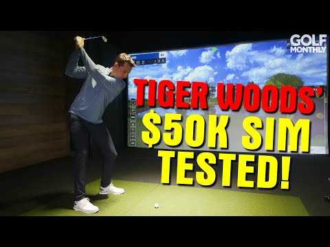 WE TEST TIGER WOODS&#039; $50K HOME SIMULATOR!
