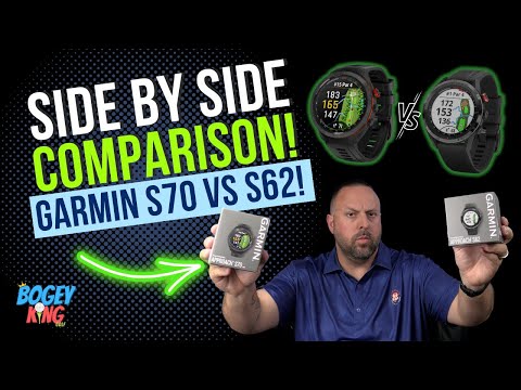 Garmin Approach S70 vs S62!!! Side By Side Comparison! || Did the best get better?!