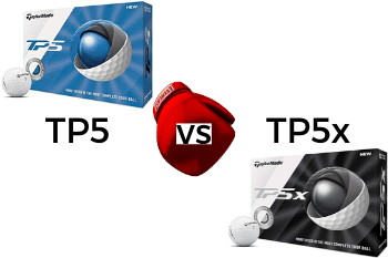 TaylorMade TP5 vs TP5x